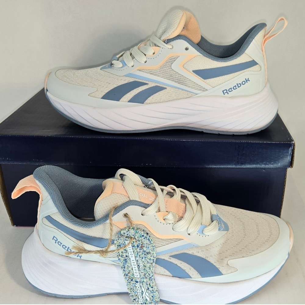Reebok Verse Womens Running Shoes Grey Blue Peach AR30283W-SLO Size 6 NWT - Picture 2 of 16